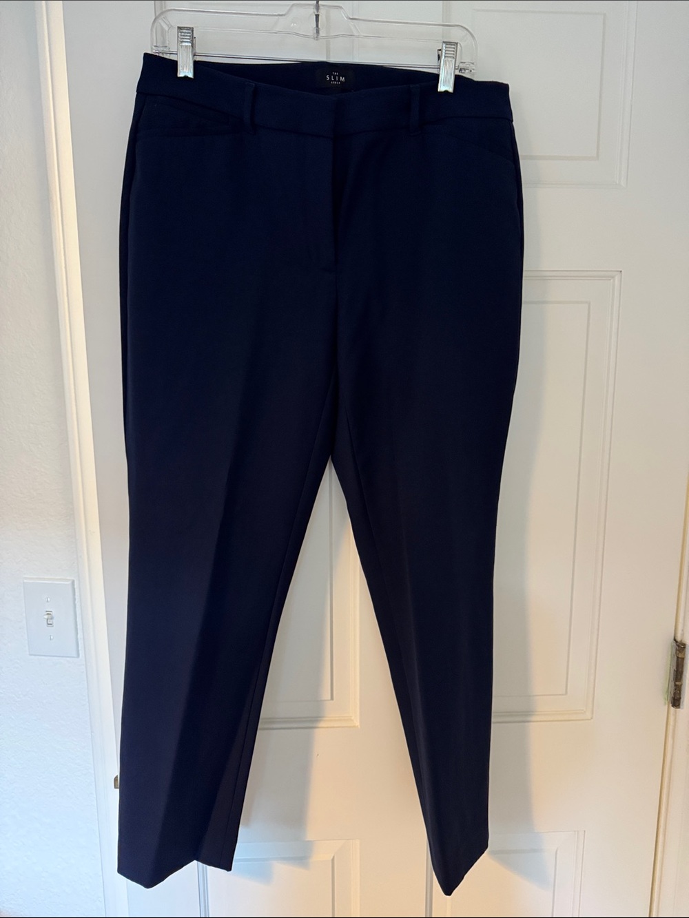 White House Black Market Slim Navy Ankle Trousers